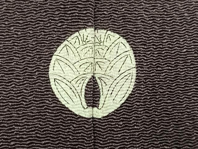 平和屋着物●訪問着 友禅 駒刺繍 流水草花文 暈し染め 金彩 鬼しぼ縮緬 正絹 逸品 AABH3130ph 平和屋着物●訪問着 友禅 駒刺繍 流水草花文 暈し染め 金彩 鬼しぼ縮緬 正絹 逸品 AABH3130ph