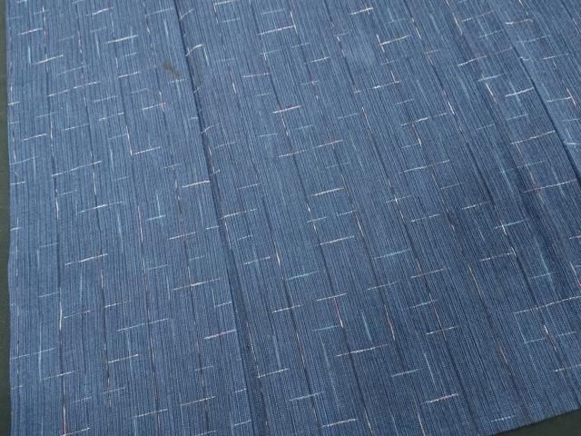 平和屋着物∴夏物　阿波しじら織　浴衣　格子　綿　逸品　DABD2890cd