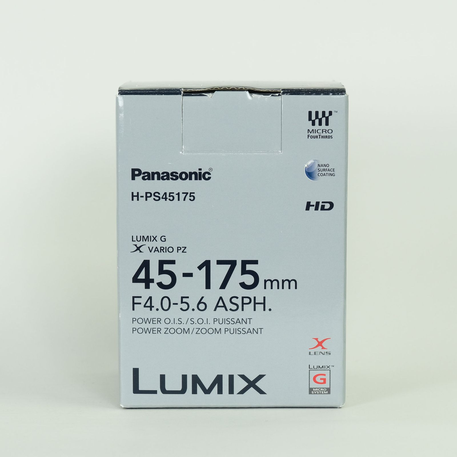 [美品 | フィルター付] Panasonic LUMIX G X VARIO PZ 45-175mm / F4.0-5.6 ASPH. / POWER O.I.S. [ブラック] | マイクロフォーサーズマウント