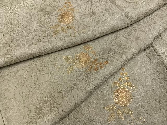 平和屋着物●上質な小紋 辻が花 金彩 正絹 逸品 AABH3136ph