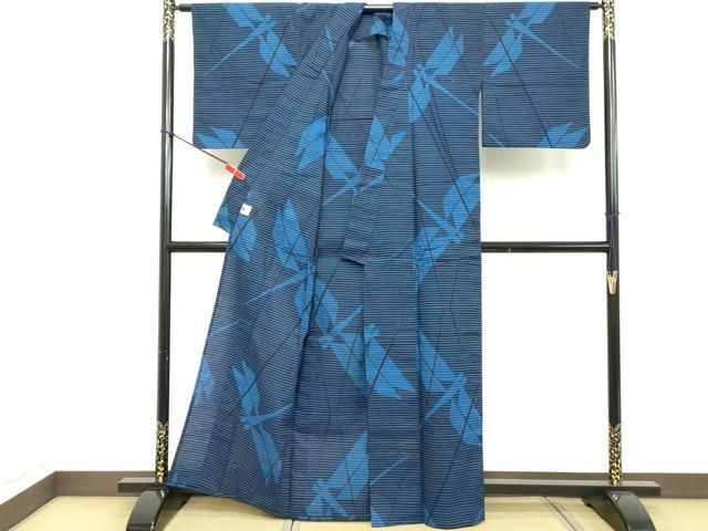 平和屋着物∴夏物 ファッションデザイナー コシノジュンコ 浴衣 横段文 トンボ 逸品 DABD2898cd 平和屋着物∴夏物 ファッションデザイナー コシノジュンコ 浴衣 横段文 トンボ 逸品 DABD2898cd