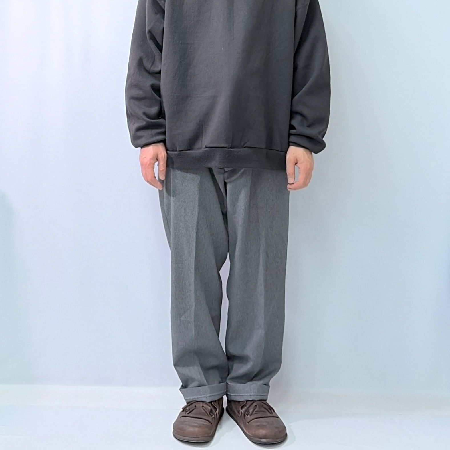 90s LEVIS リーバイス アクションスラックス パンツ ライトグレー W36