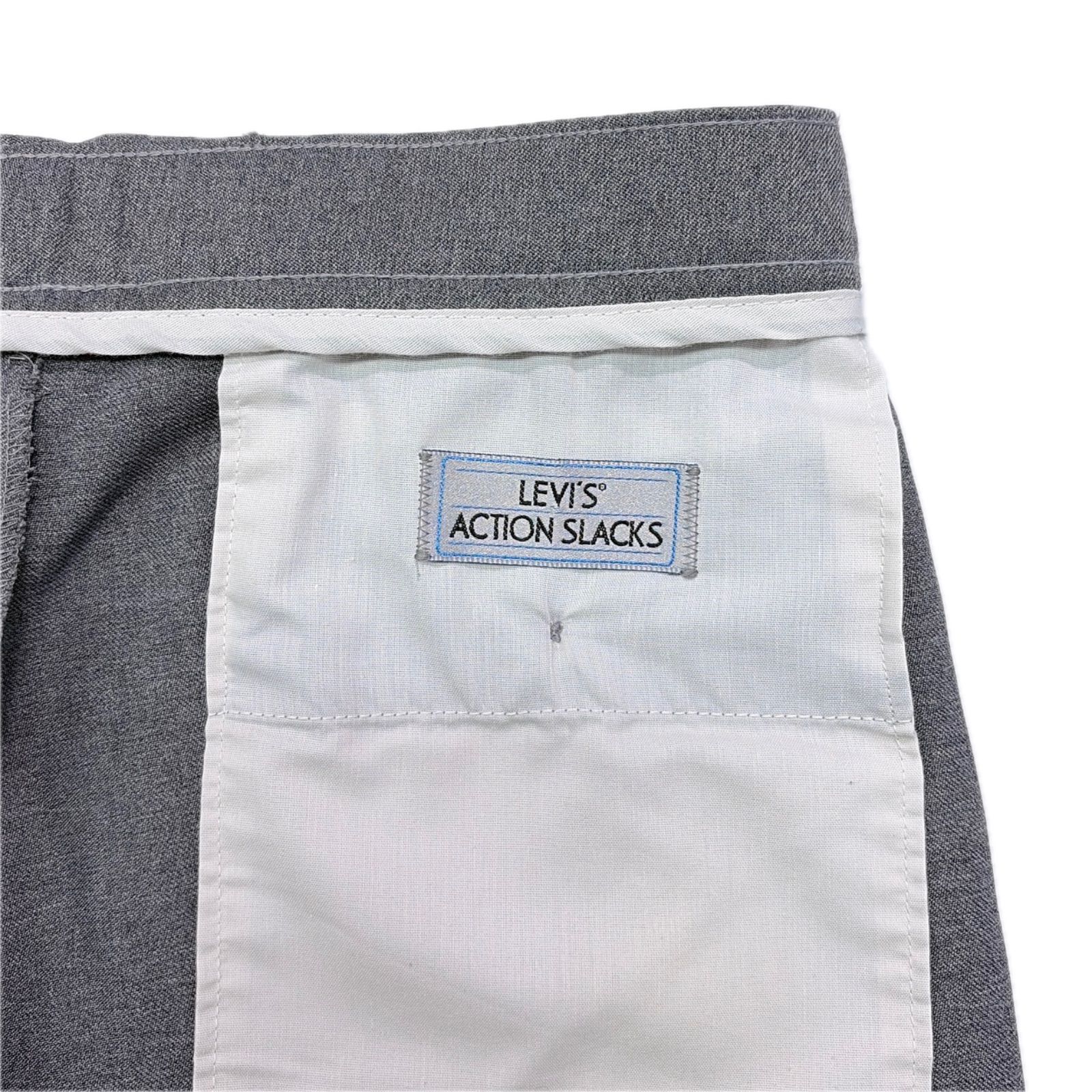 90s LEVIS リーバイス アクションスラックス パンツ ライトグレー W36