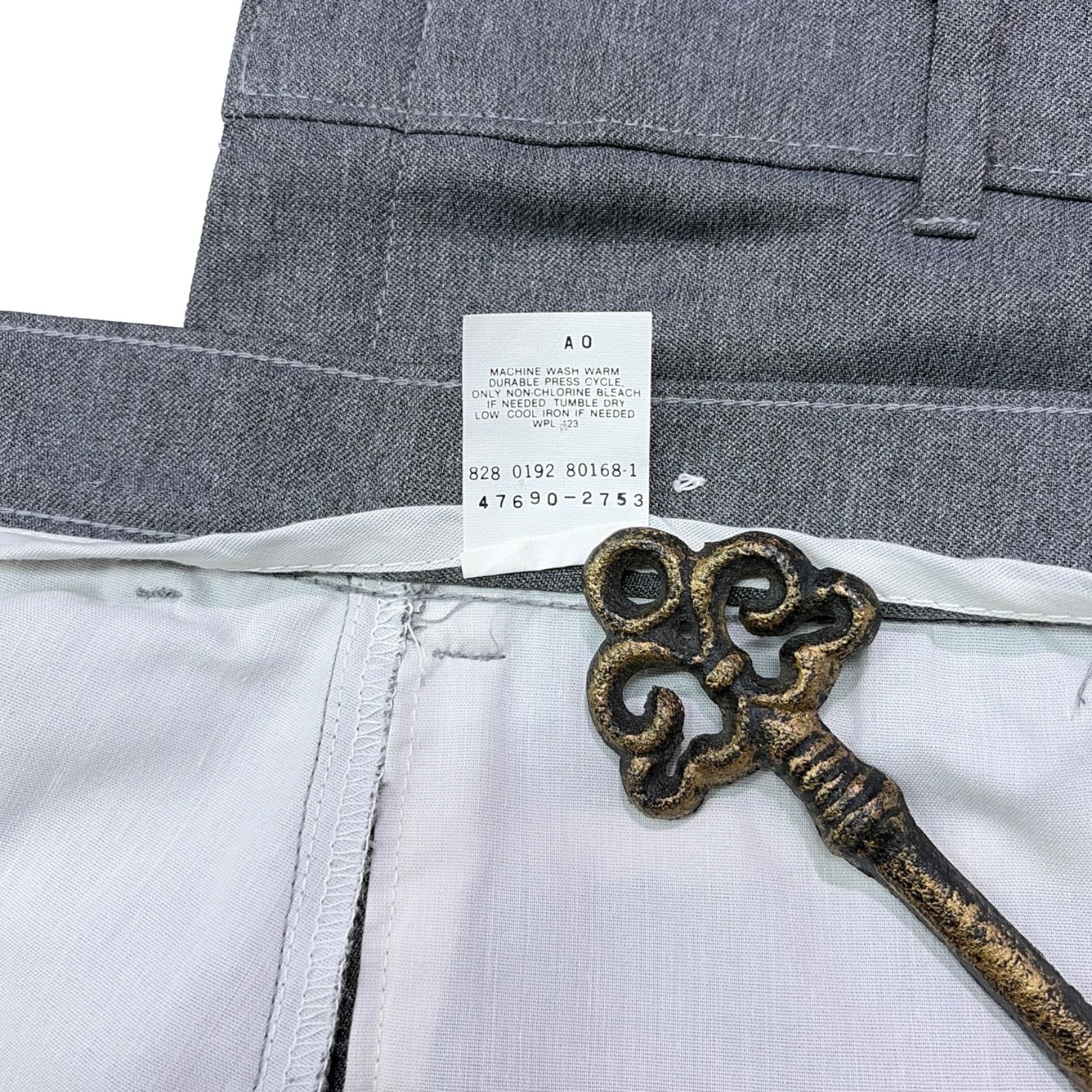 90s LEVIS リーバイス アクションスラックス パンツ ライトグレー W36