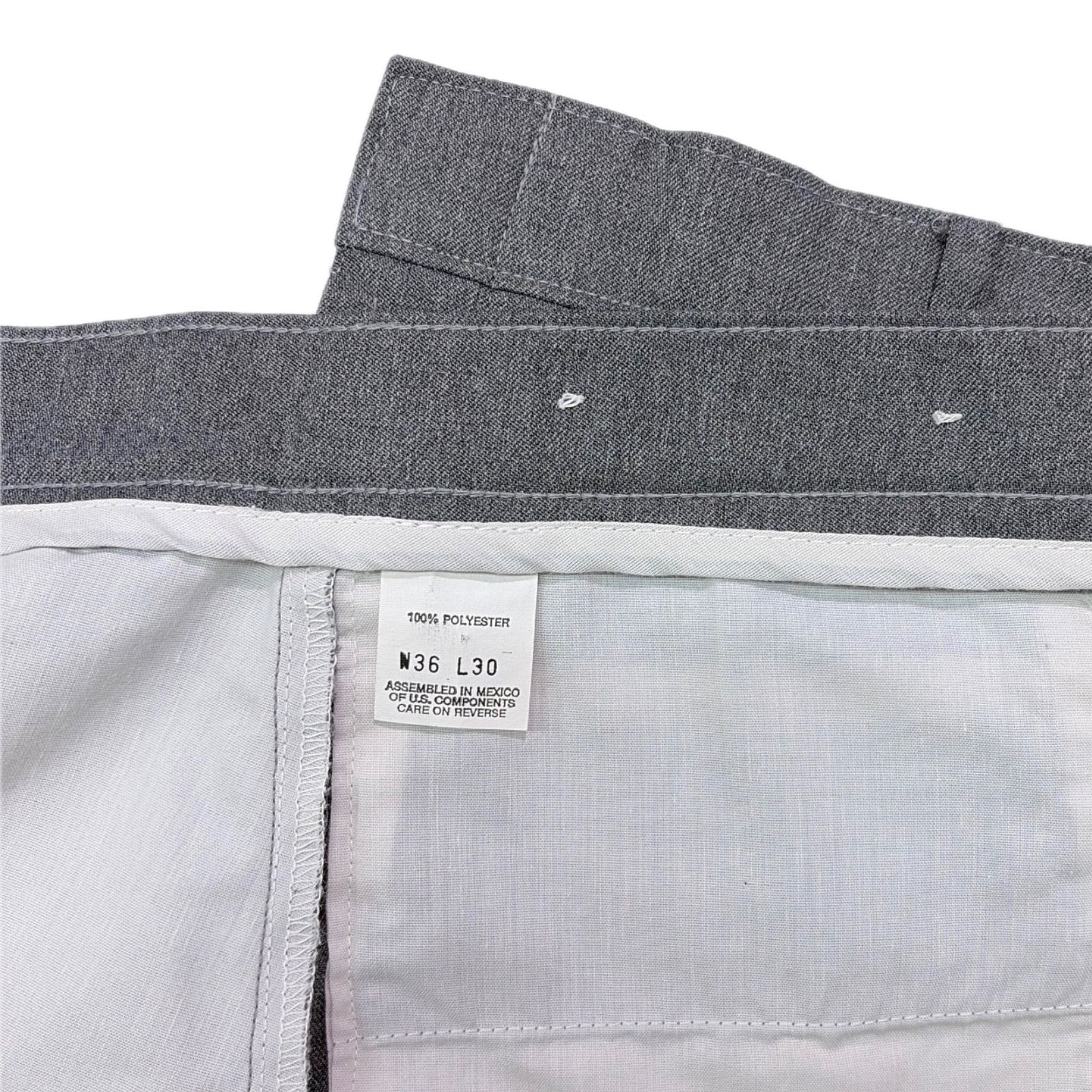 90s LEVIS リーバイス アクションスラックス パンツ ライトグレー W36