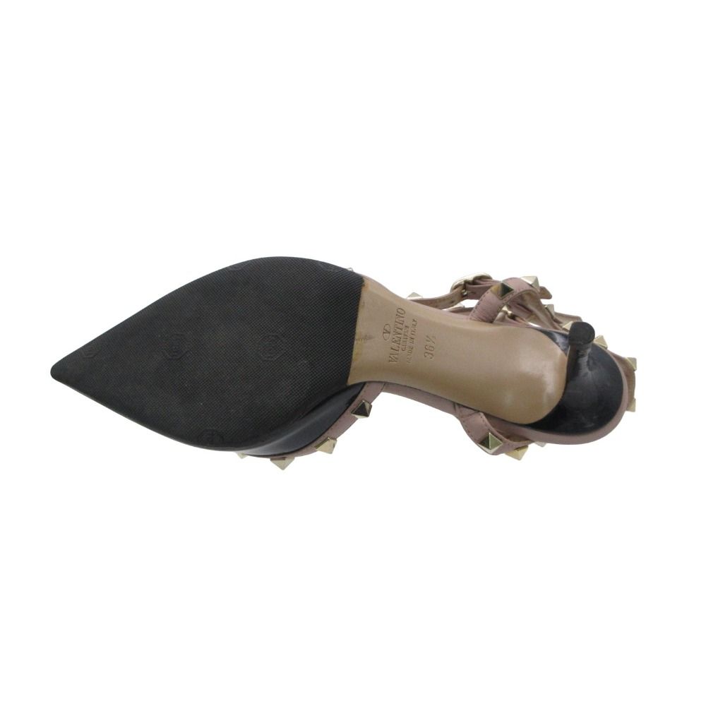 Valentino Garavani ヴァレンティノ・ガラヴァーニ パンプス ロックスタッズ サンダル ストラップ ポインテッドトゥ ネイビー 36.5 23.5cm レディース 【中古】 Valentino Garavani ヴァレンティノ・ガラヴァーニ パンプス ロックスタッズ サンダル ストラップ ポインテッドトゥ ネイビー 36.5 23.5cm レディース 【中古】