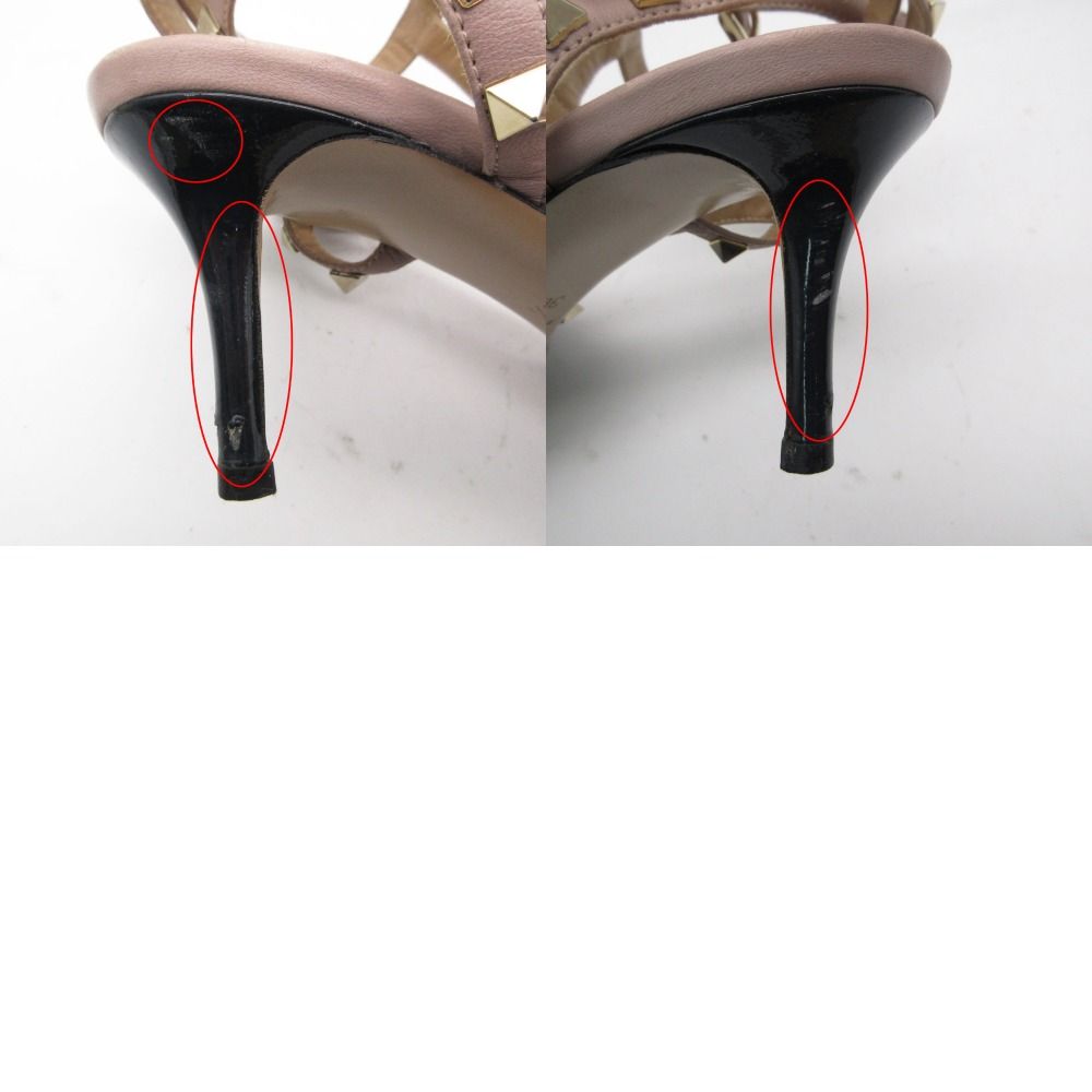 Valentino Garavani ヴァレンティノ・ガラヴァーニ パンプス ロックスタッズ サンダル ストラップ ポインテッドトゥ ネイビー 36.5 23.5cm レディース 【中古】 Valentino Garavani ヴァレンティノ・ガラヴァーニ パンプス ロックスタッズ サンダル ストラップ ポインテッドトゥ ネイビー 36.5 23.5cm レディース 【中古】