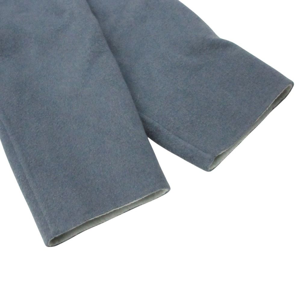 19AW UNTITLED アンタイトル コート ウールリバーラップ ダブルフェイス ロング丈 くすみブルー 2【M】 レディース 【中古】 19AW UNTITLED アンタイトル コート ウールリバーラップ ダブルフェイス ロング丈 くすみブルー 2【M】 レディース 【中古】