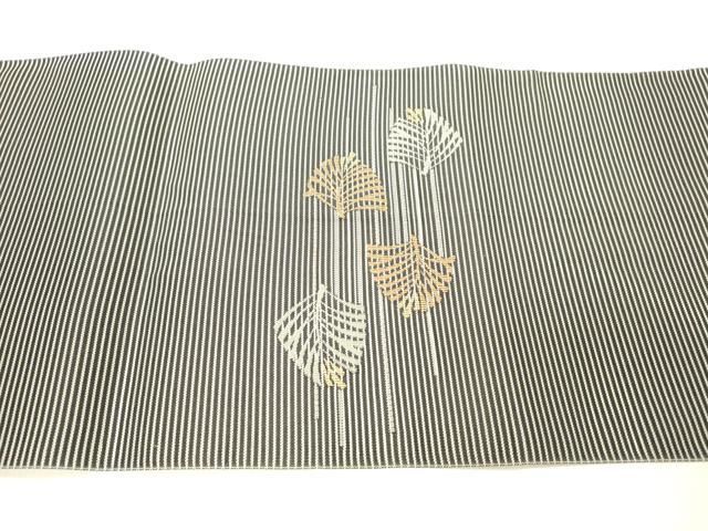 平和屋着物*夏物 八寸名古屋帯 松葉文 銀糸 正絹 逸品 DABC8992cm 平和屋着物*夏物 八寸名古屋帯 松葉文 銀糸 正絹 逸品 DABC8992cm