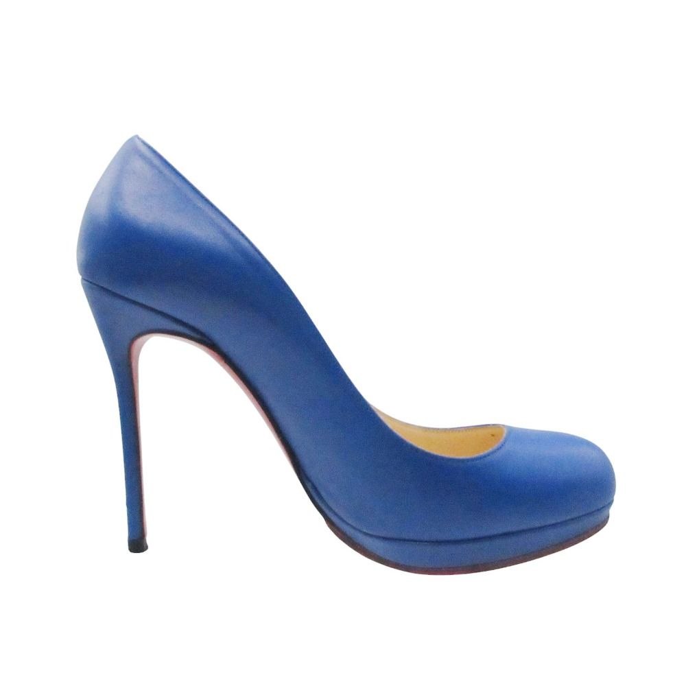Christian Louboutin クリスチャンルブタン パンプス ハイヒール ラウンドトゥ 靴 35 2/1 22.5cm レディース 【中古】 Christian Louboutin クリスチャンルブタン パンプス ハイヒール ラウンドトゥ 靴 35 2/1 22.5cm レディース 【中古】