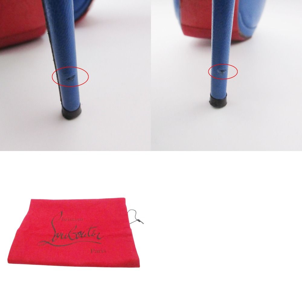 Christian Louboutin クリスチャンルブタン パンプス ハイヒール ラウンドトゥ 靴 35 2/1 22.5cm レディース 【中古】 Christian Louboutin クリスチャンルブタン パンプス ハイヒール ラウンドトゥ 靴 35 2/1 22.5cm レディース 【中古】