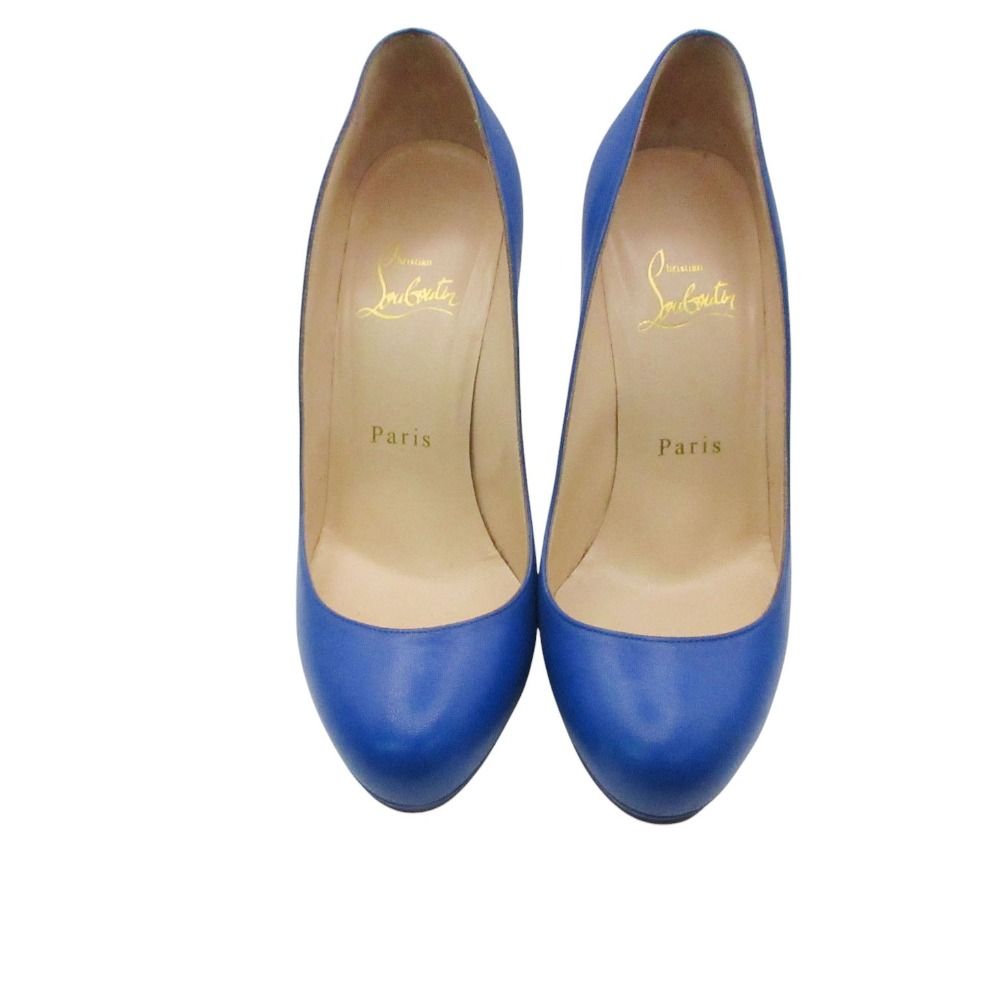 美品　クリスチャンルブタン　ラウンドトゥ パンプス　ヌードカラー　38.5サイズ Christian Louboutin クリスチャンルブタン パンプス ハイヒール