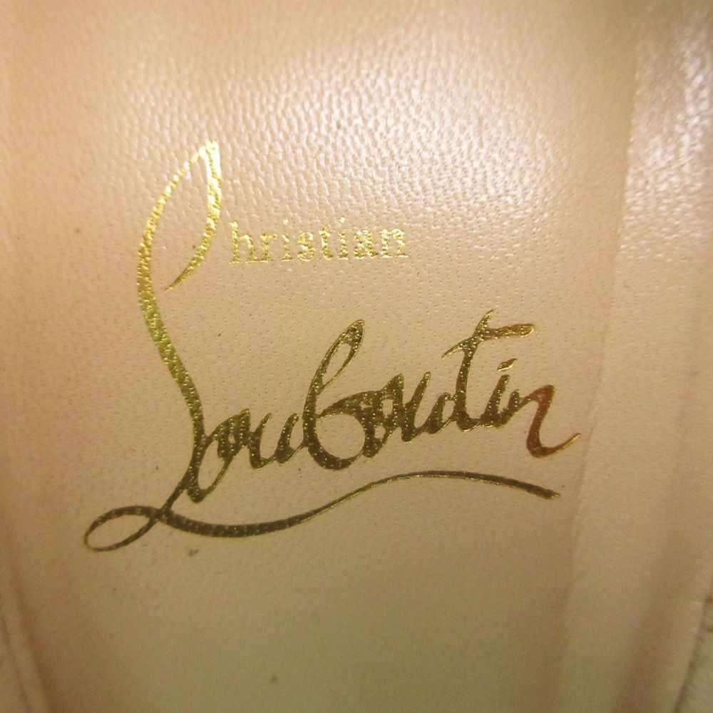 Christian Louboutin クリスチャンルブタン パンプス ハイヒール ラウンドトゥ 靴 35 2/1 22.5cm レディース 【中古】 Christian Louboutin クリスチャンルブタン パンプス ハイヒール ラウンドトゥ 靴 35 2/1 22.5cm レディース 【中古】