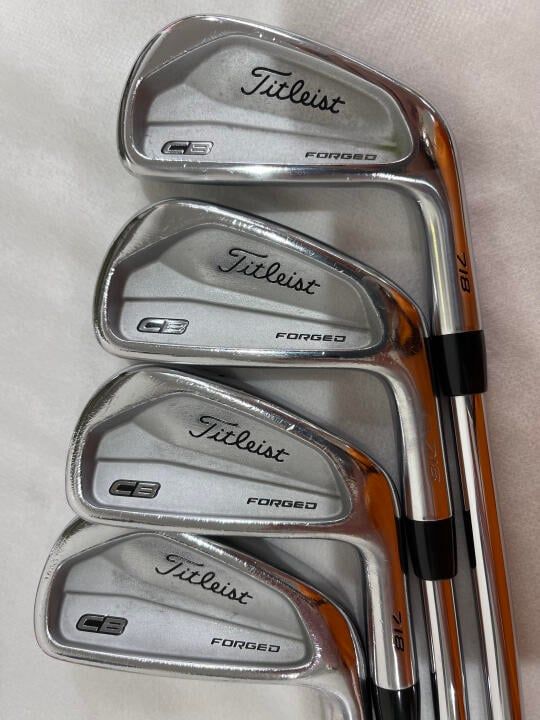 タイトリスト CB 718 AMT TOUR WHITE S200フレックス アイアンセット