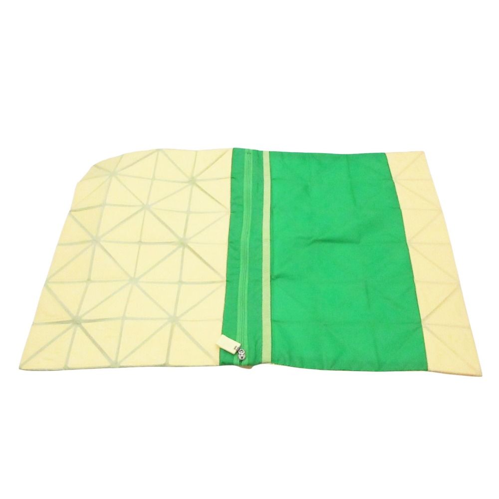 ISSEY MIYAKE イッセイミヤケ BAOBAO バオバオ メッセンジャーバッグ ショルダーバッグ カバン バイカラー イエロー レディース 【中古】