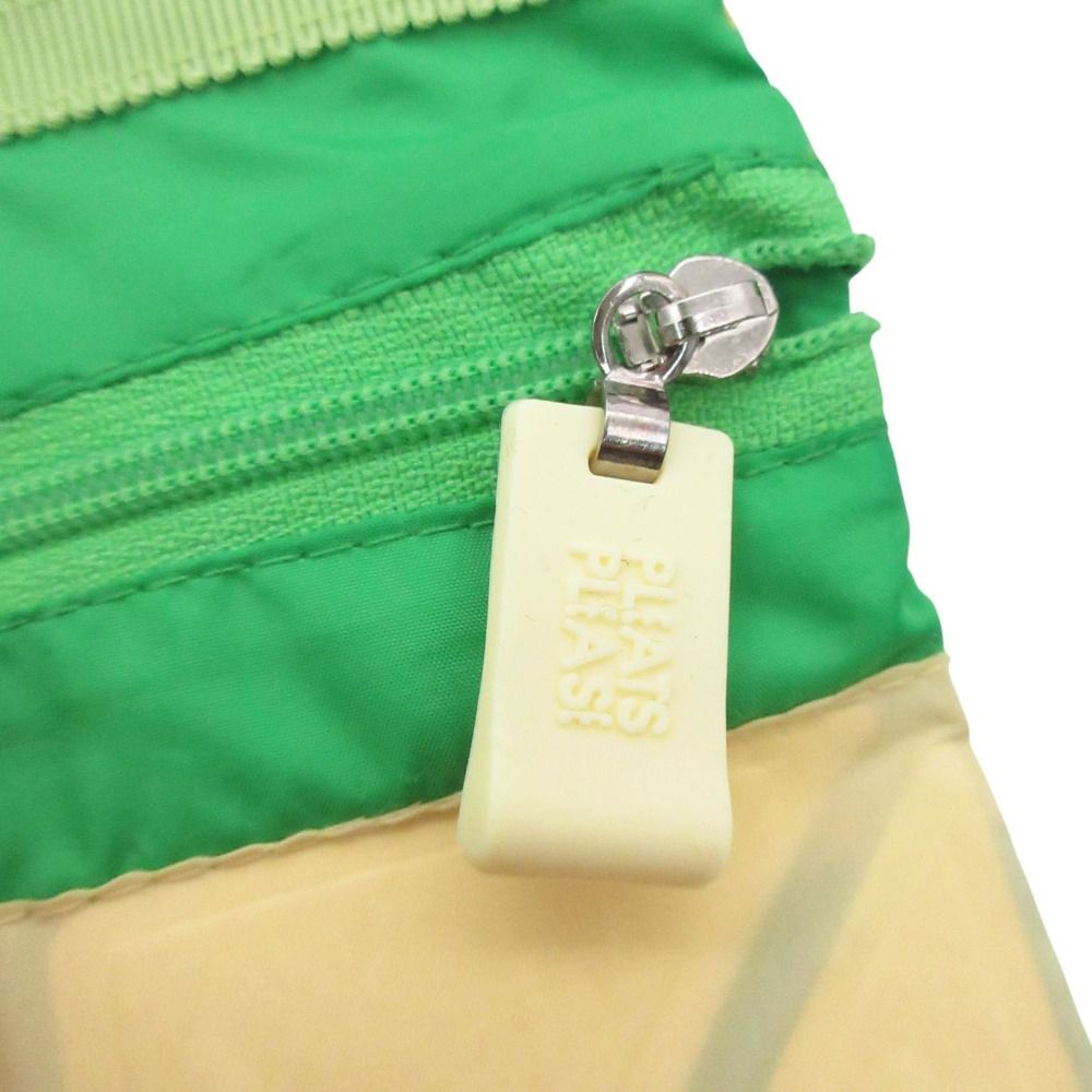 ISSEY MIYAKE イッセイミヤケ BAOBAO バオバオ メッセンジャーバッグ ショルダーバッグ カバン バイカラー イエロー レディース 【中古】