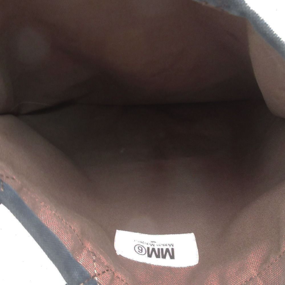 Maison Margiela メゾンマルジェラ MM6 エムエムシックス ベルリン ショルダーバッグ BERLIN BAG カバン ハンドバッグ ２WAY ロゴフォーハンドルバッグ メンズ レディース 【中古】
