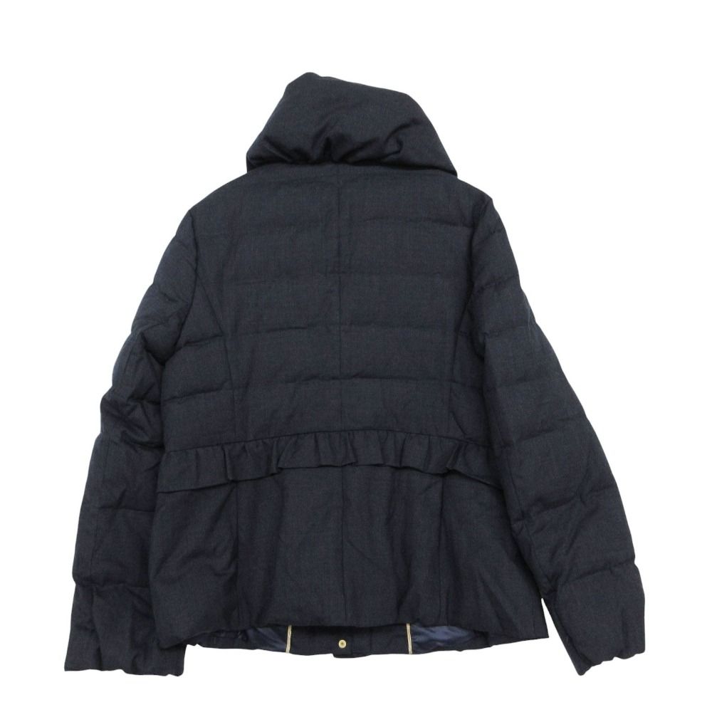 SCAPA スキャパ ダウンジャケット アウター 長袖 ジッパー ネイビー 42【L】 レディース 【中古】