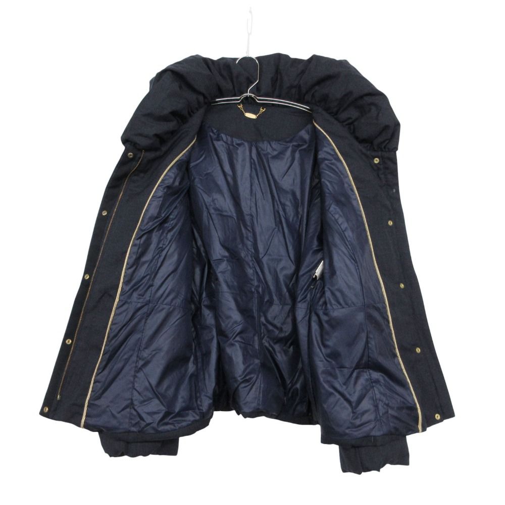 SCAPA スキャパ ダウンジャケット アウター 長袖 ジッパー ネイビー 42【L】 レディース 【中古】