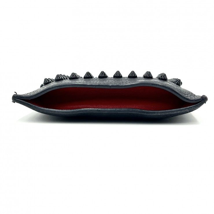 Christian Louboutin（クリスチャンルブタン）ルビラブ スパイク ショルダーバッグ ブラック レザー スタッズ レディース【中古】