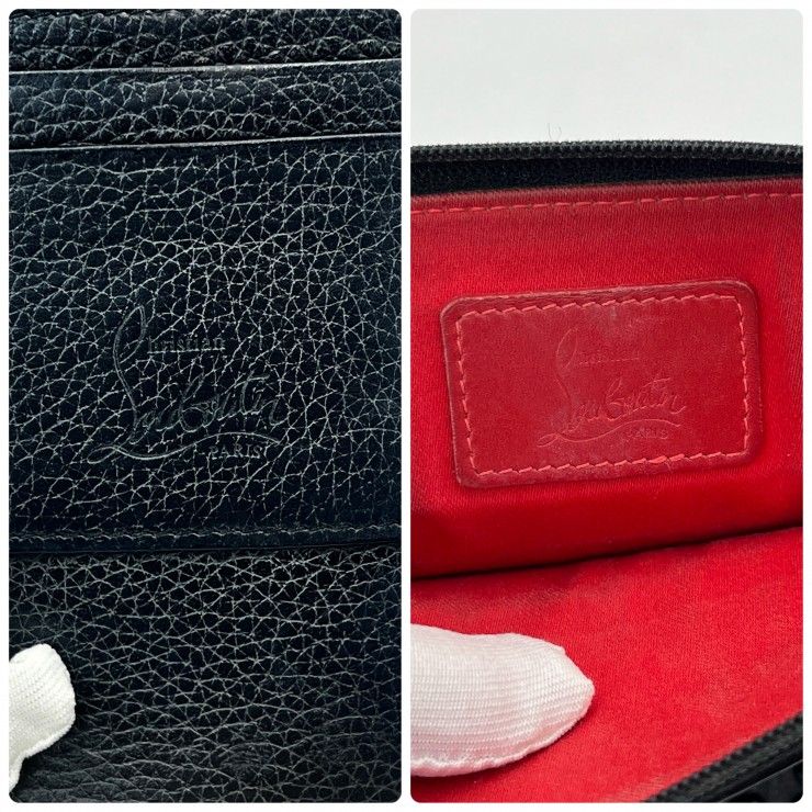Christian Louboutin（クリスチャンルブタン）ルビラブ スパイク ショルダーバッグ ブラック レザー スタッズ レディース【中古】