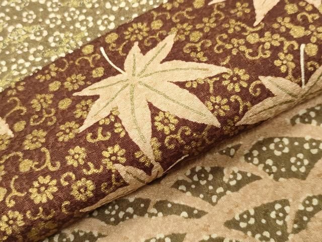 平和屋着物●訪問着 横段草花文 金彩 正絹 逸品 CABD9010gh 平和屋着物●訪問着 横段草花文 金彩 正絹 逸品 CABD9010gh
