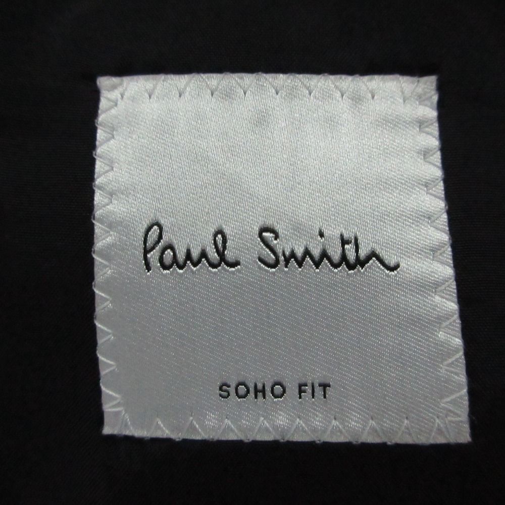 Paul Smith ポール・スミス スーツ セットアップ ノッチドラペル 2B ジャケット スラックス パンツ ストライプ柄 グレー L メンズ 【中古】