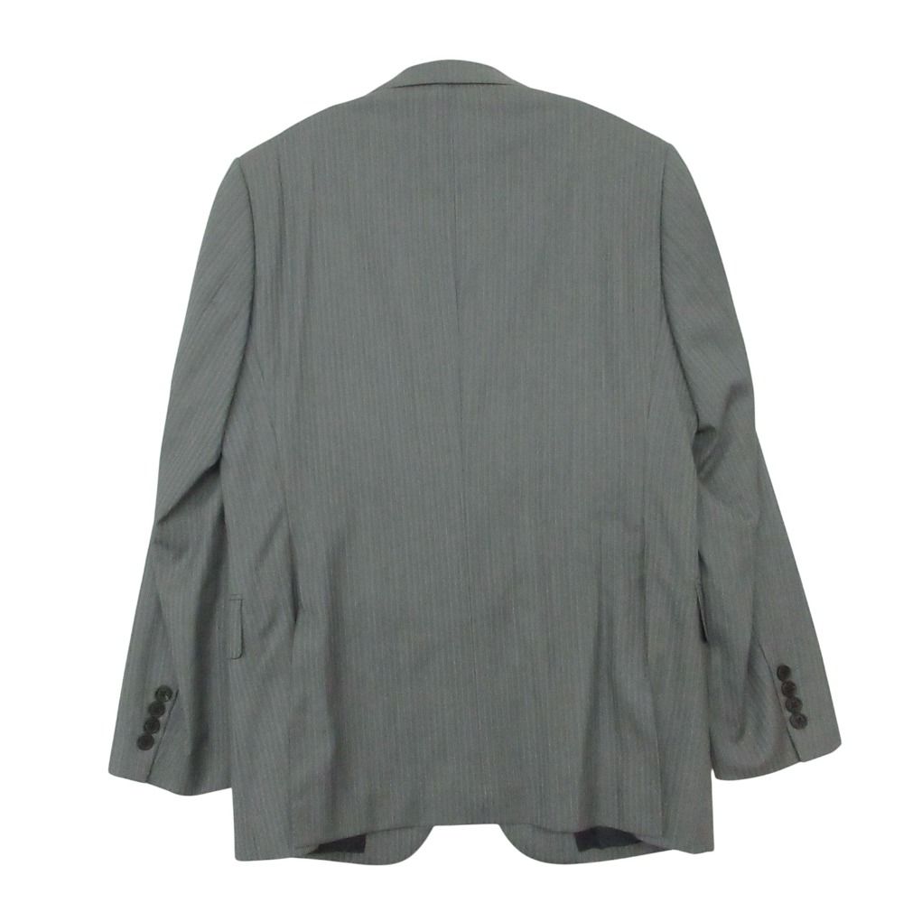 Paul Smith ポール・スミス スーツ セットアップ ノッチドラペル 2B ジャケット スラックス パンツ ストライプ柄 グレー L メンズ 【中古】