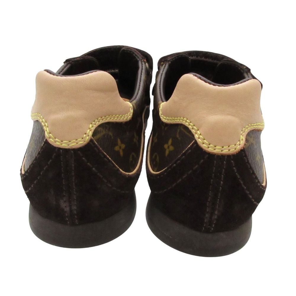 00s LOUIS VUITTON ルイ・ヴィトン スニーカー シューズ モノグラム ベルクロ スエード切替 イタリア製 靴 ブラウン 【中古】 00s LOUIS VUITTON ルイ・ヴィトン スニーカー シューズ モノグラム ベルクロ スエード切替 イタリア製 靴 ブラウン 【中古】