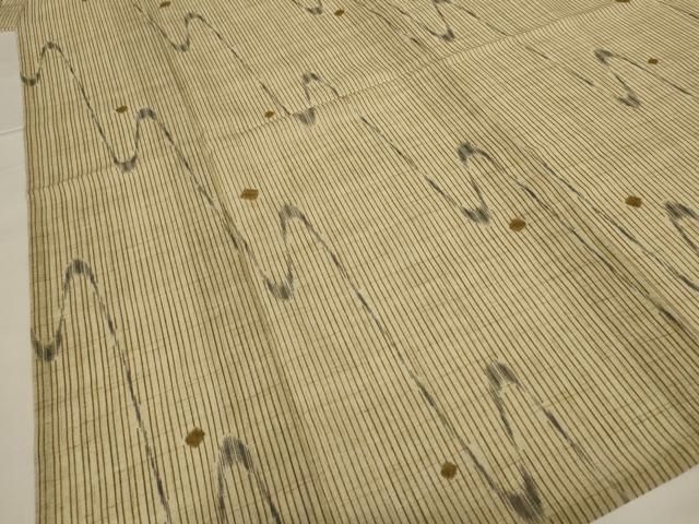 平和屋着物*夏物 小紋 紗 流水文 洗える着物 AABH3196jd 平和屋着物*夏物 小紋 紗 流水文 洗える着物 AABH3196jd