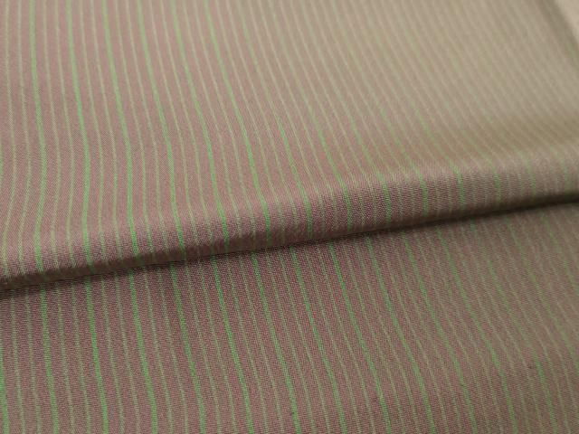平和屋着物●長襦袢　無双仕立て　縞　正絹　逸品　未使用　AABH2639ck