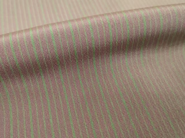 平和屋着物●長襦袢　無双仕立て　縞　正絹　逸品　未使用　AABH2639ck