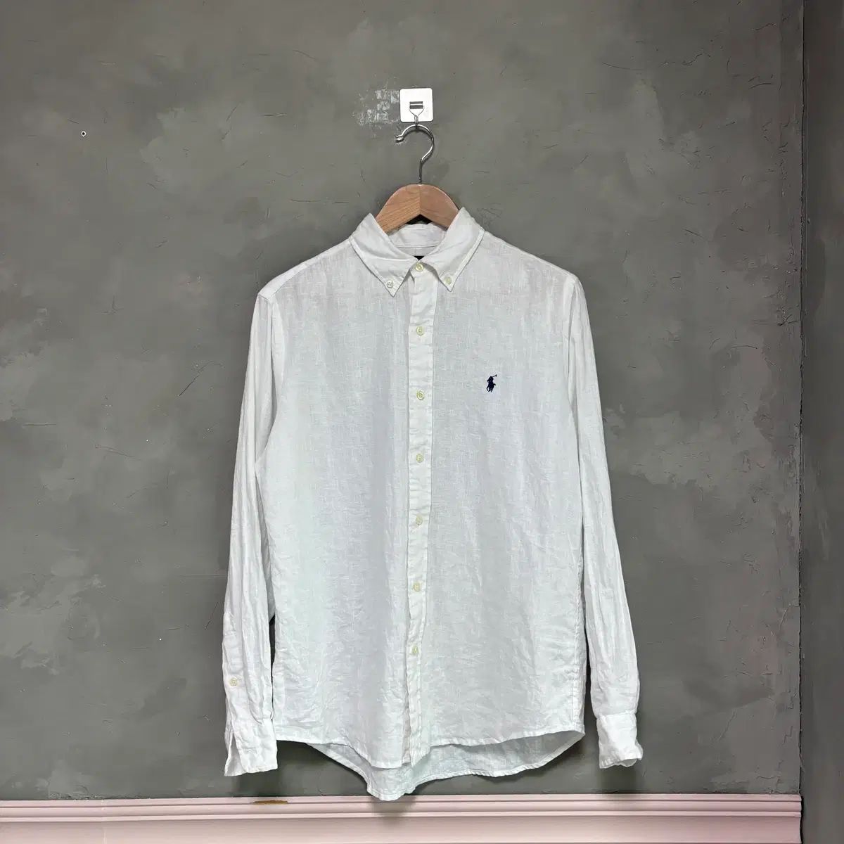 ポロ ラルフローレン リネン シャツ 白 9,640円