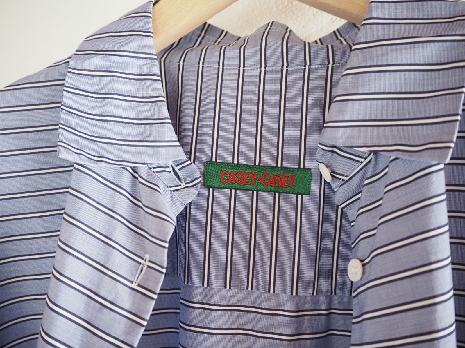 CASEY CASEY ストライプロングシャツ 美品 サイズM ＊メルカリのみの