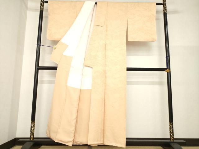 平和屋着物●上質な色無地 遠山樹林地紋 伽羅色 正絹 逸品 AABH3287ck 平和屋着物●上質な色無地 遠山樹林地紋 伽羅色 正絹 逸品 AABH3287ck