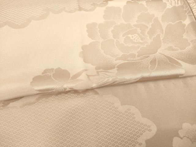 平和屋着物●長襦袢　無双仕立て　雲重ね地紋　正絹　逸品　未使用　AABH3288ck