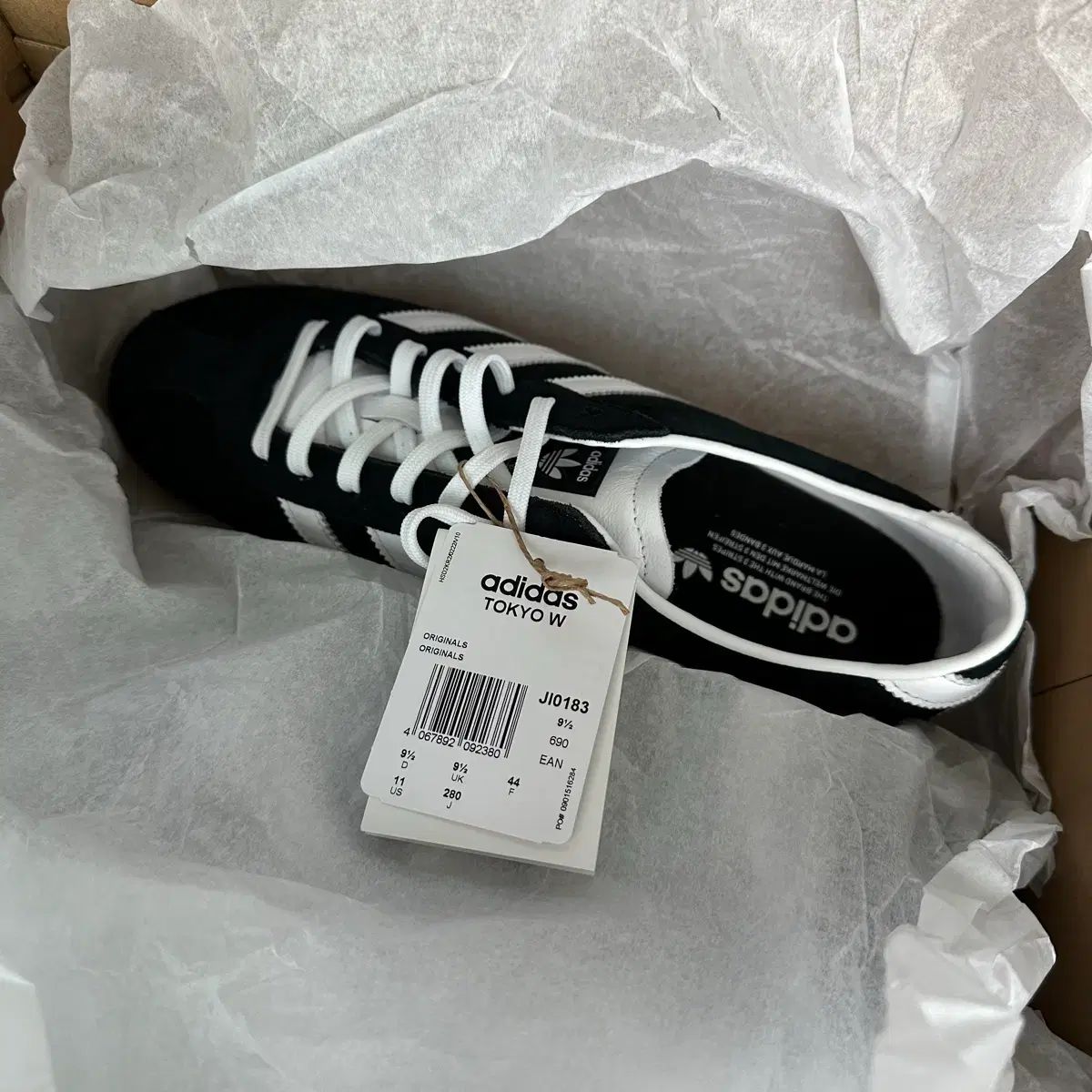 新品/adidas TOKYO ブラック クラウド ホワイト 280