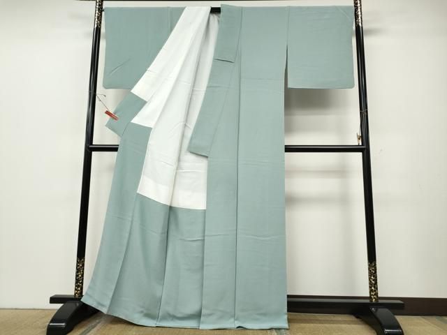 平和屋着物●上質な色無地 秘色色 正絹 逸品 CABE6929ut 平和屋着物●上質な色無地 秘色色 正絹 逸品 CABE6929ut