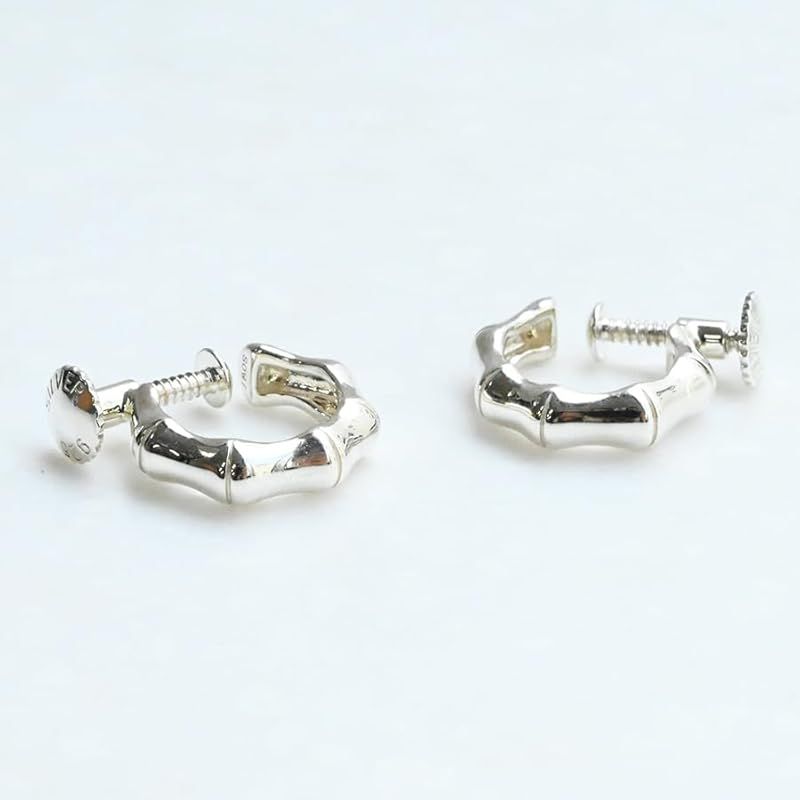 sowi (ソーイ) Bamboo フープ イヤリング(ECモール限定/バンブーモチーフ) おしゃれ アクセサリー (シルバー925 ） ギフト プレゼント 308E0005-TY
