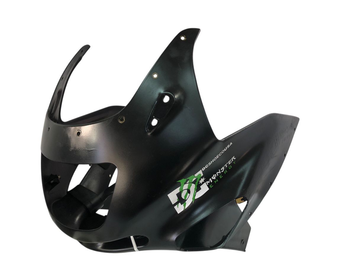Kawasaki ZZR400 ZX400N N型 アッパーカウル フロントカウル 絶版 割れ欠け無し 交換 補修にも(中古)2863-N0865