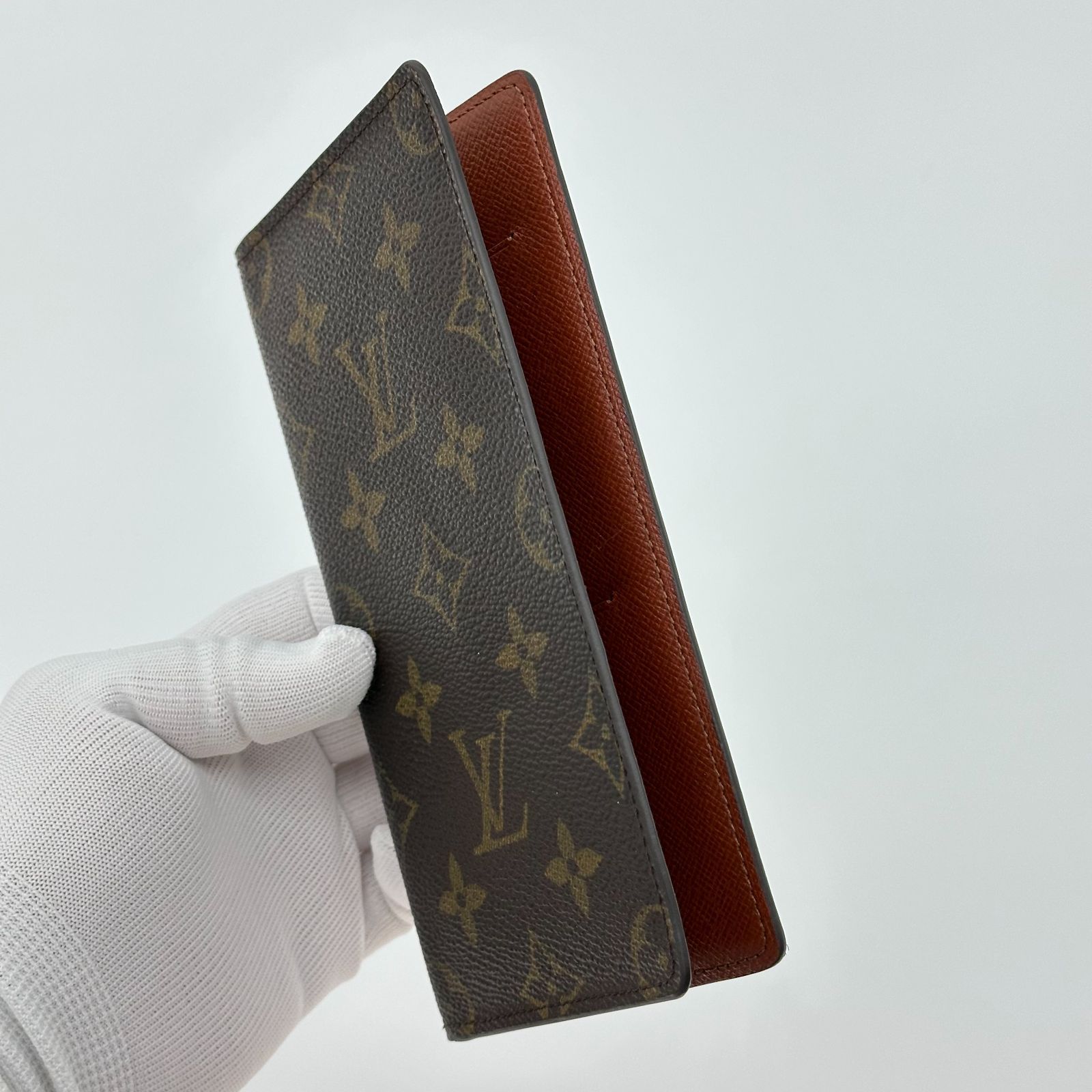 LOUIS VUITTON ルイ・ヴィトン 長財布 ヴィンテージ 二つ折り ブラウン LOUIS VUITTON ルイ・ヴィトン 長財布 ヴィンテージ 二つ折り ブラウン