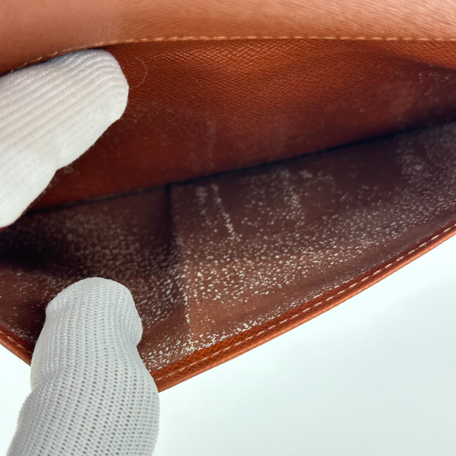 LOUIS VUITTON ルイ・ヴィトン 長財布 ヴィンテージ 二つ折り ブラウン