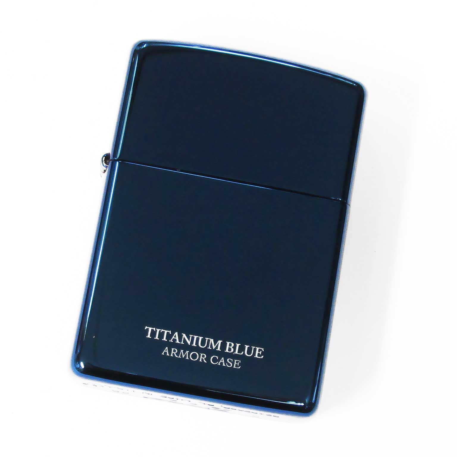 Zippo ジッポーライター アーマーケース #162 ブルーチタンコーティング 16-BLTT