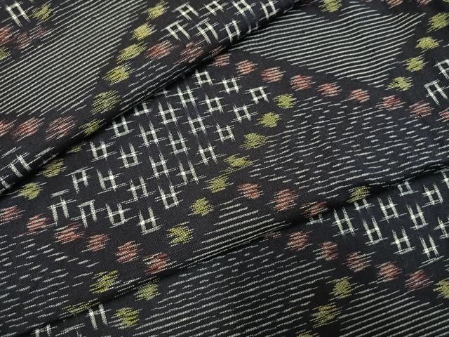 平和屋着物●久留米絣　単衣　檜垣文　綿　逸品　AABI1595fy 24,921円