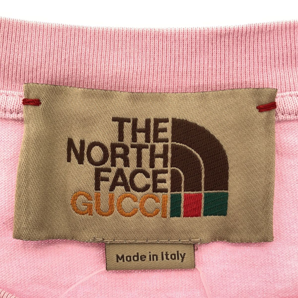 GUCCI×THE NORTH FACE グッチ ノースフェイス ロゴキャットプリントT