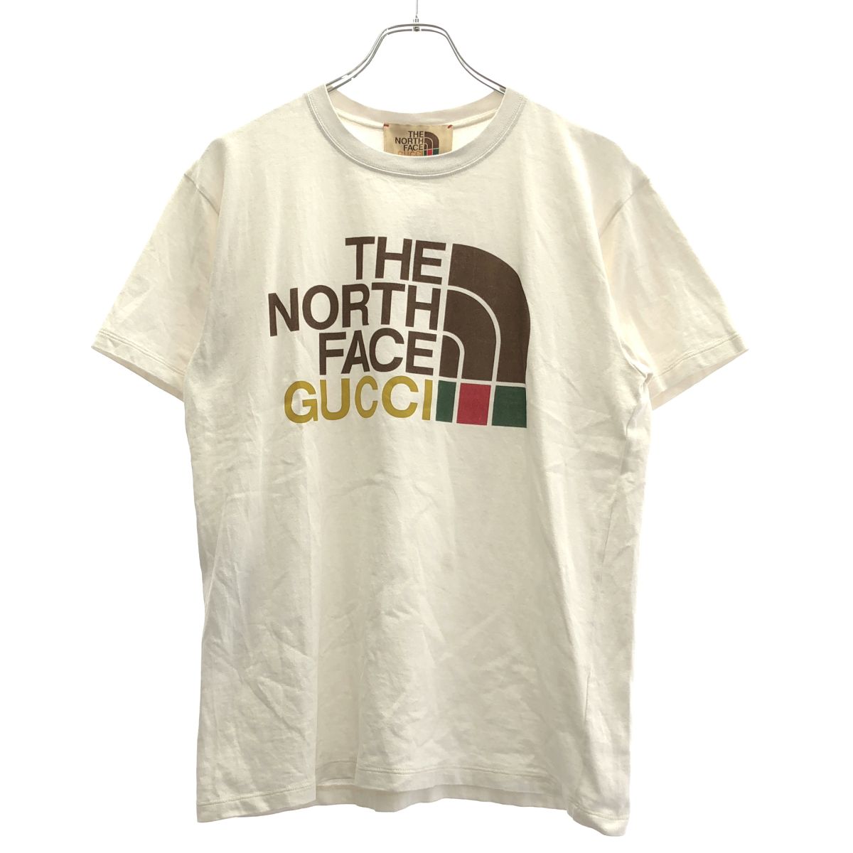 GUCCI×THE NORTH FACE グッチ ノースフェイス ロゴプリントTシャツ
