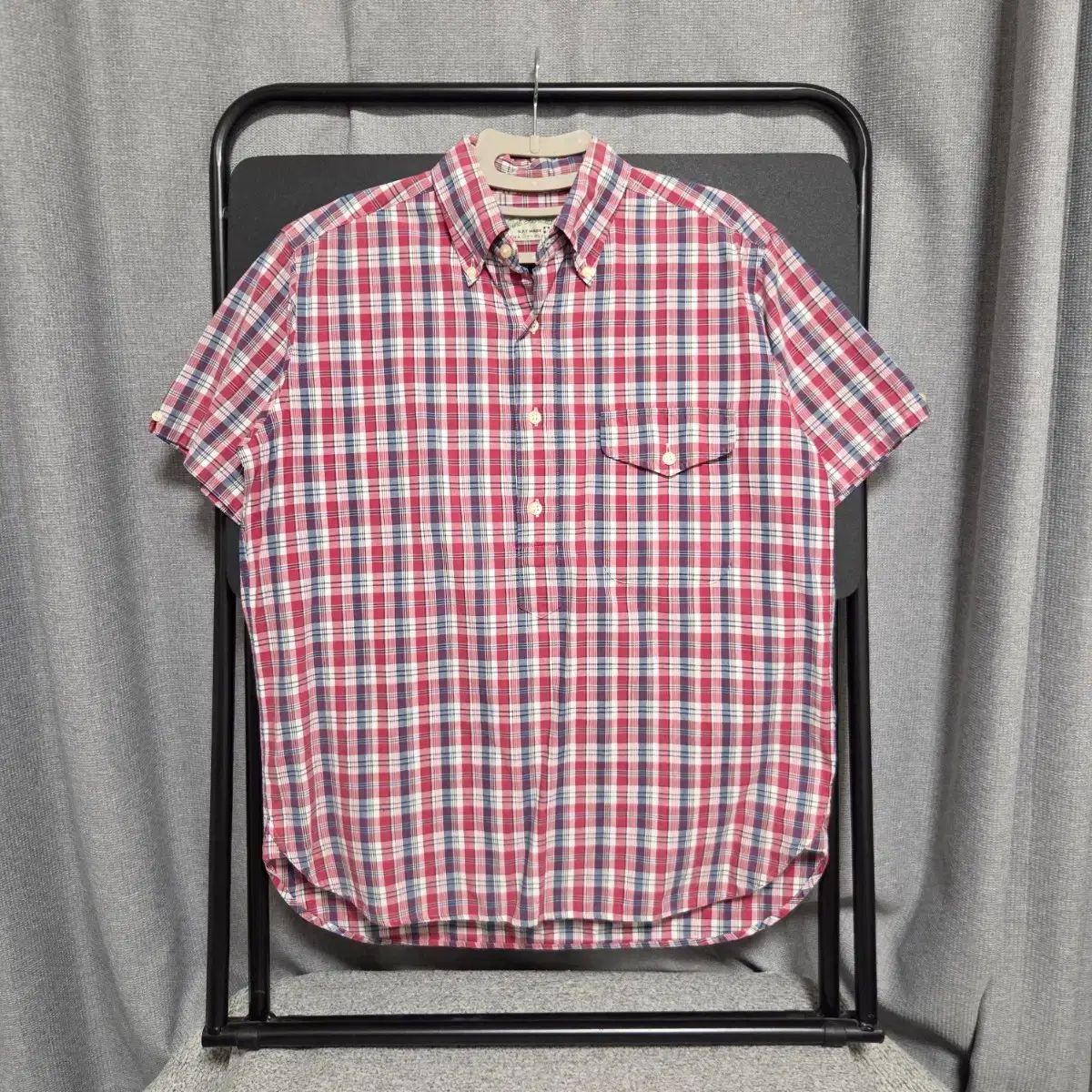 90s 日本製 ヴィンテージ 半袖 CHECK シャツ L(100) 4,162円