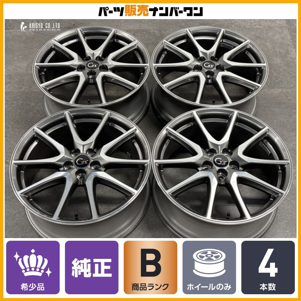 希少】トヨタ 30 プリウス G's 純正 18in 7.5J +50 PCD100 4本 50系