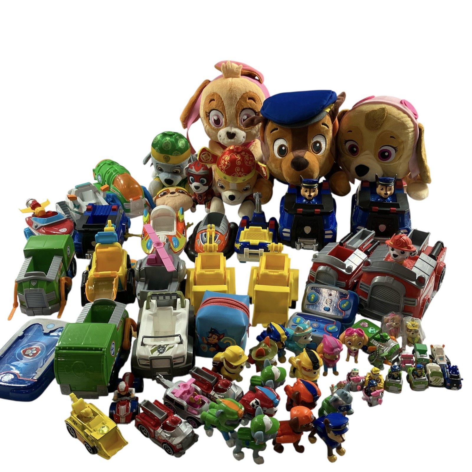 ★ パウパトロール グッズ まとめ商品 ぬいぐるみ 乗り物 雑貨 バック ミニカー マーシャル 現状品 5.2kg
