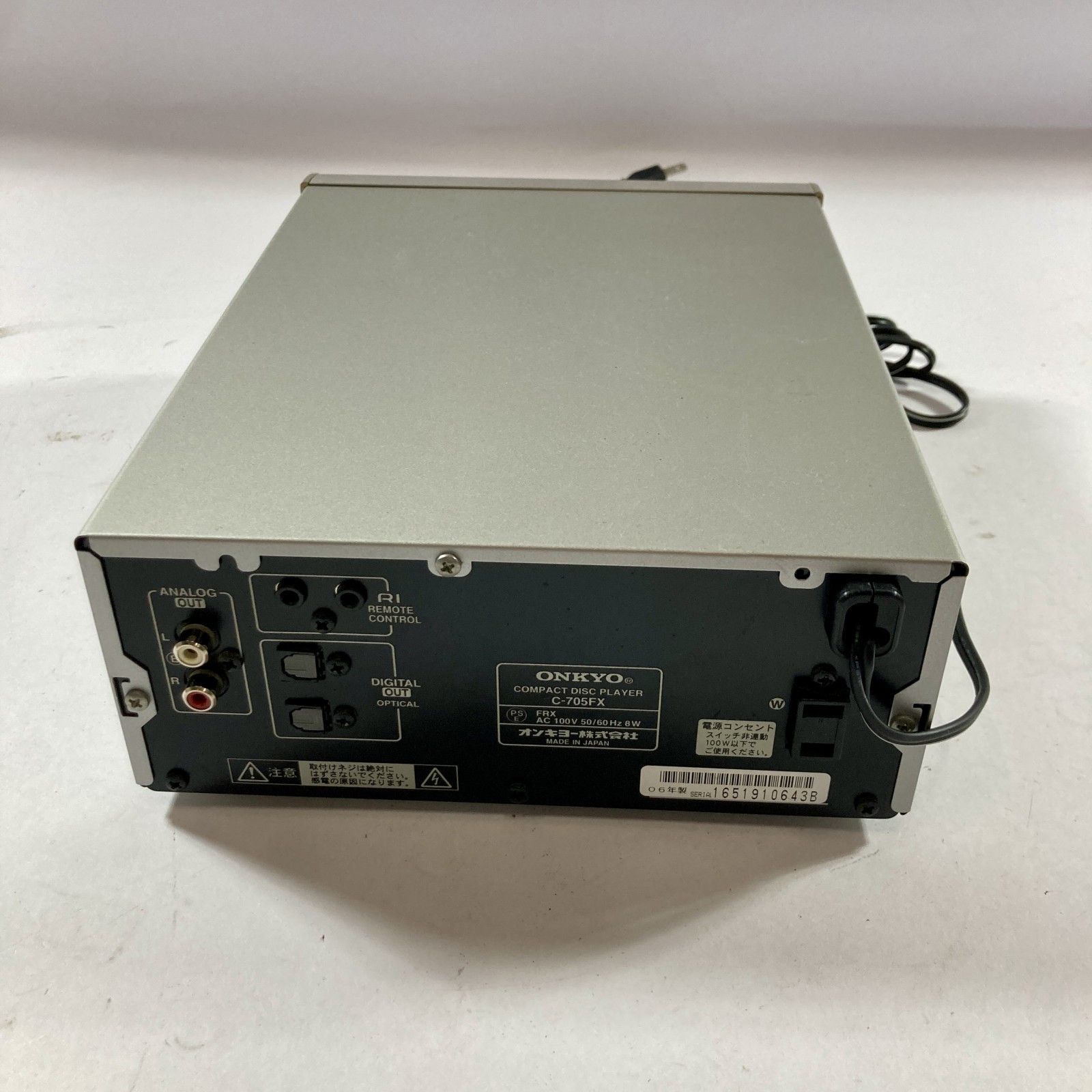 ☆ ONKYO オンキョー コンパクトディスクプレーヤー CDプレイヤー C